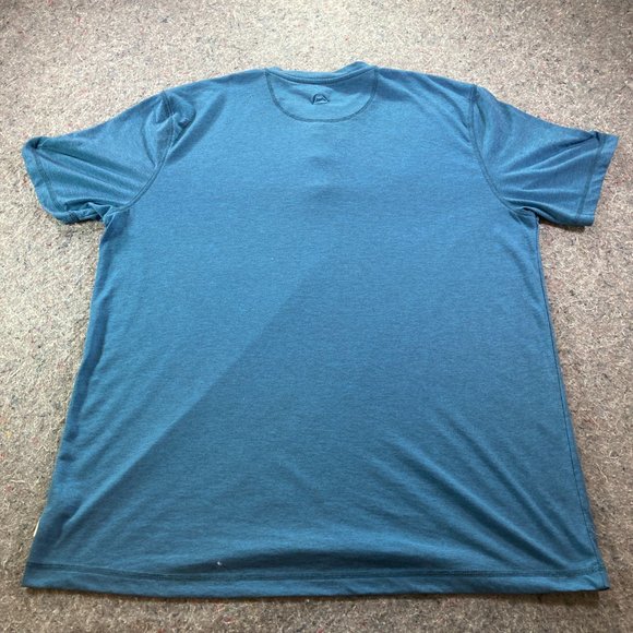 Magellan Outdoors T-Shirt Mens Size Adult XL Blue Buttons Short Sleeve - Picture 9 of 11